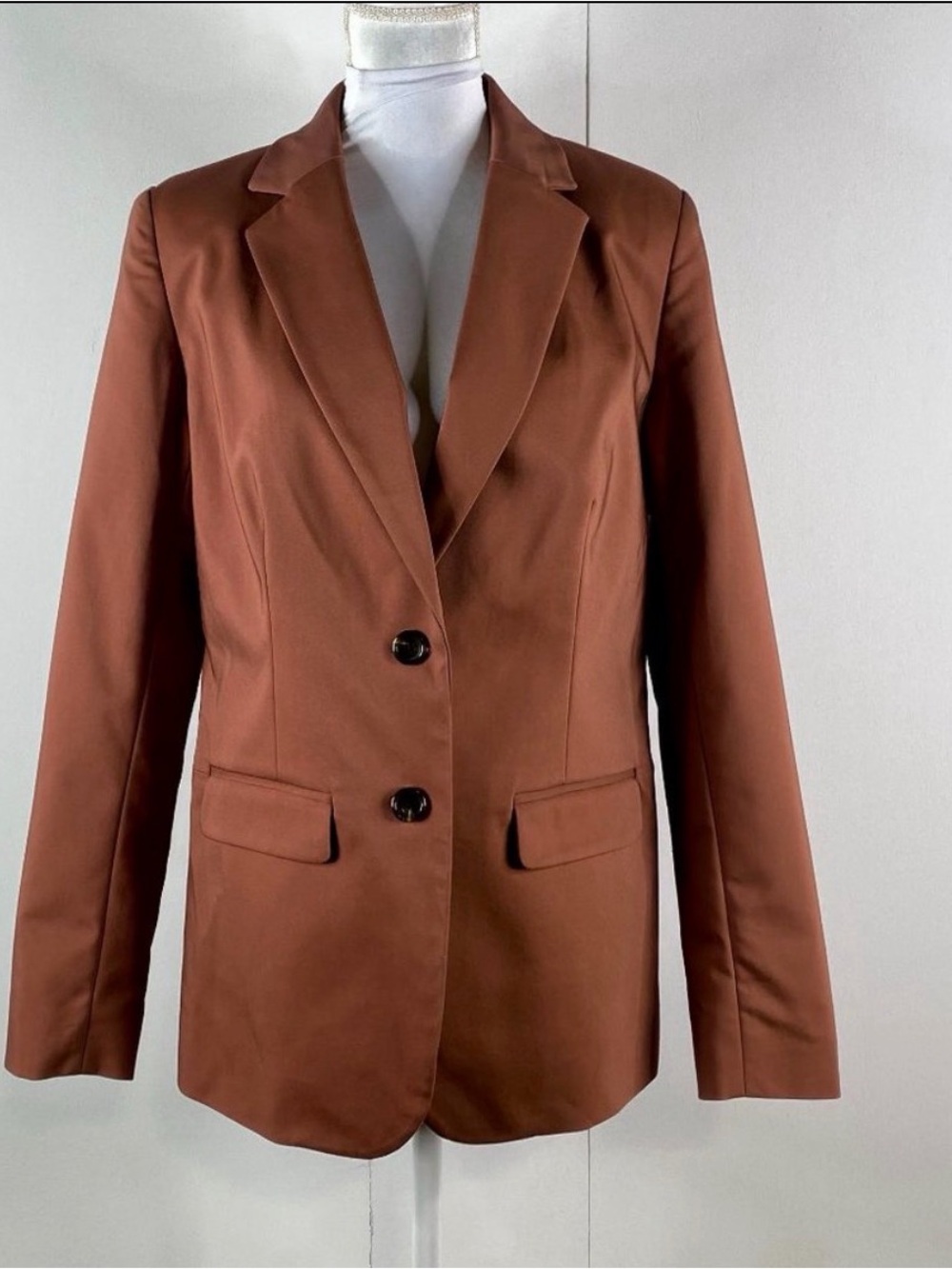 a new day Women's Rust Brown Tailored Blazer